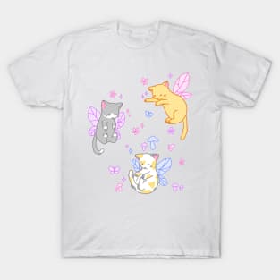 fairy kitties (pink/purple/blue) T-Shirt